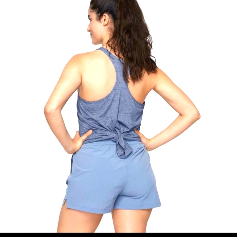 Outdoor voices racer tie back tanktop